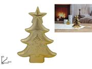 ALBERO CERAMICA 22cm C/STELLA ORO