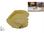 VASSOIO FOGLIA ORO LUCIDO 15cm