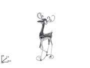 RENNA IN LATTA 39cm SILVER