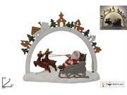 SCENARIO CON BABBO C/SLITTA RENNE C/LUCE