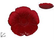 CENTROTAVOLA VETRO ROSSO