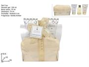 SET DA BAGNO 3pz LINEA CORPO ORO