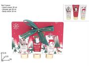 SET LINEA CORPO NATALE 3pz