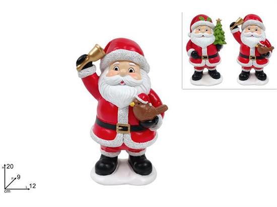 BABBO NATALE CERAMICA 20cm
