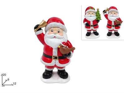 BABBO NATALE CERAMICA 20cm