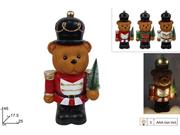 ORSO SOLDATO 46cm CON ALBERELLO C/LUCI