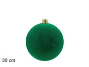 PALLA 30cm FLOCCATA VERDE