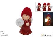 ANGELO CERAMICA ROSSO 19cm C/LUCE