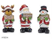 PERSONAGGIO NATALE 10cm ASS.