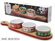 ANTIPASTIERE C/BASE BAMBOO ASS.