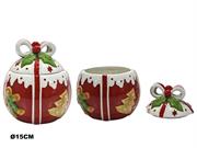 COFANETTO NATALE 15cm ROSSO