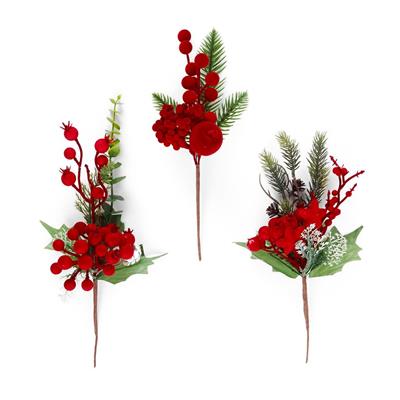 PICK BACCHE FLOCCATE BORDEAUX 26cm ASS.