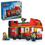 LEGO CITY AUTOBUS TURISTICO ROSSO 2 PIANI