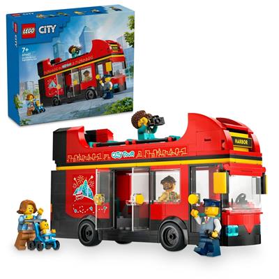 LEGO CITY AUTOBUS TURISTICO ROSSO 2 PIANI