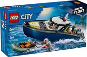 LEGO CITY INSEGUIMENTO MOTOSCAFO DELLA POLIZIA