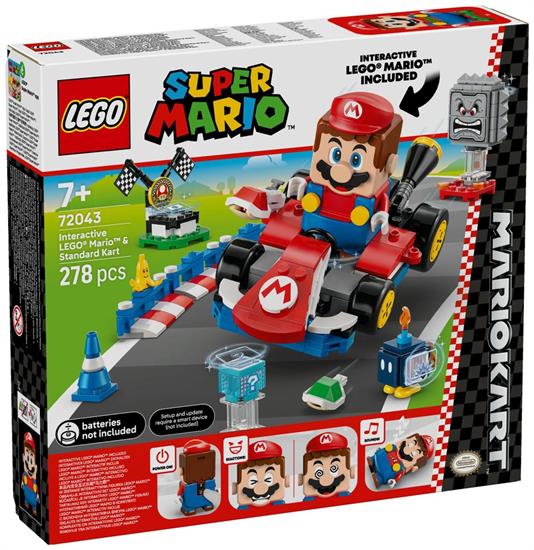 LEGO MARIO KART INTERATTIVO E KART STANDARD