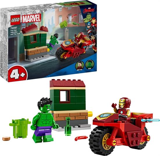 LEGO AVENGERS IRON MAN C/MOTO E HULK