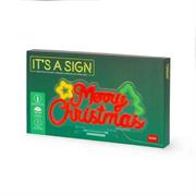 LAMPADA LEGAMI LED IT'S A SIGN - MERRY XMAS