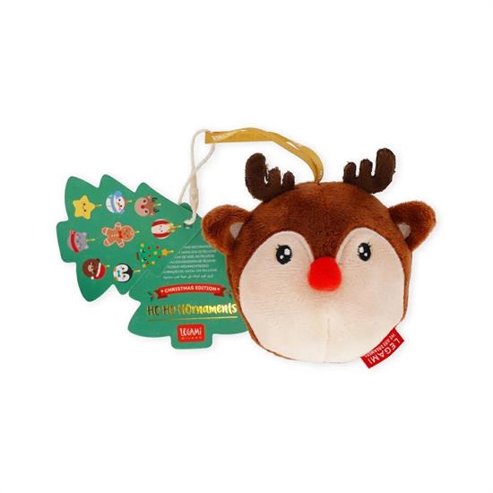 HO-HO-HORNAMENTS RENNA - DECORAZIONE NATALIZIA PELUCHE LEGAMI