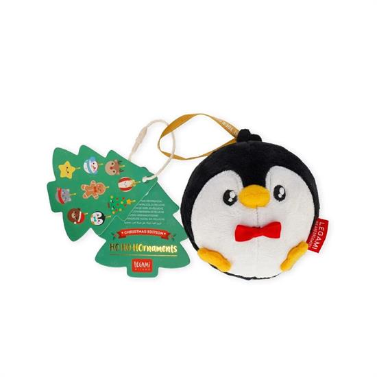 HO-HO-HORNAMENTS PENGUIN - DECORAZIONE NATALIZIA PELUCHE LEGAMI