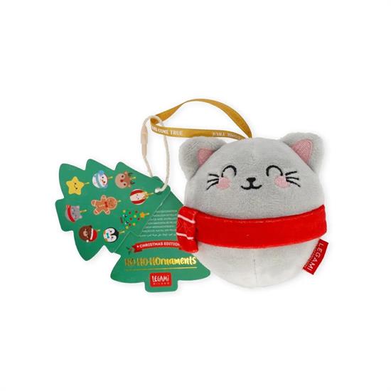 HO-HO-HORNAMENTS KITTY - DECORAZIONE NATALIZIA PELUCHE LEGAMI