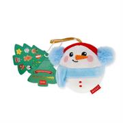 HO-HO-HORNAMENTS SNOWMAN - DECORAZIONE NATALIZIA PELUCHE LEGAMI