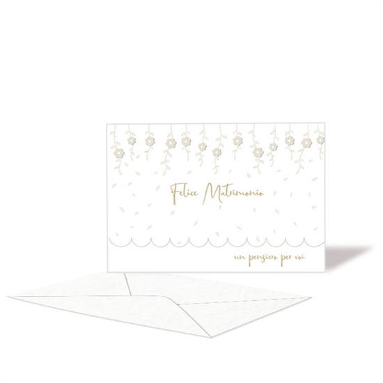 BIGLIETTO NOZZE P/S FELICE MATRIMONIO