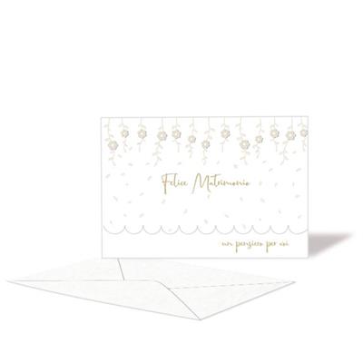BIGLIETTO NOZZE P/S FELICE MATRIMONIO