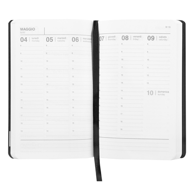 AGENDA 2026 EASTPAK MIDI WEEK BLACK