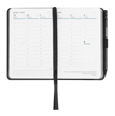 AGENDA 2026 COMIX POCKET WEEK BLACK TX