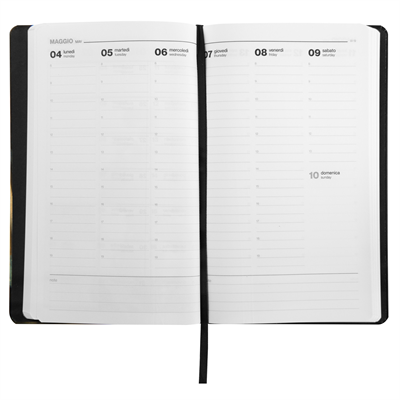 AGENDA 2026 HALTADEFINIZIONE LARGE WEEK ORECCHINO DI PERLA