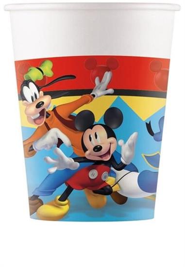 BICCHIERI MICKEY JUMP INTO FUN 8pz CARTA