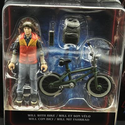 STRANGER THINGS PERSONAGGIO C/BICICLETTA 10cm ASS.