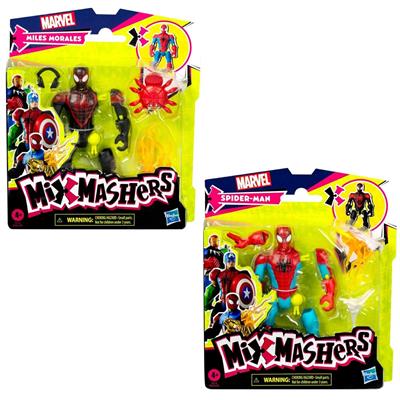 SPIDERMAN MIXMASHERS personaggi ass.