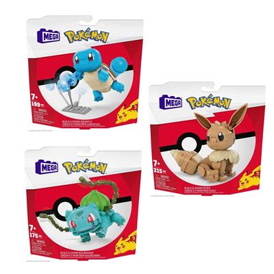 POKEMON PERSONAGGIO COSTRUZIONI MEGA modelli ass.