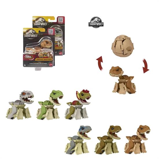 JURASSIC WORLD FIERCE CHANGERS TRANSFORMS modelli ass.