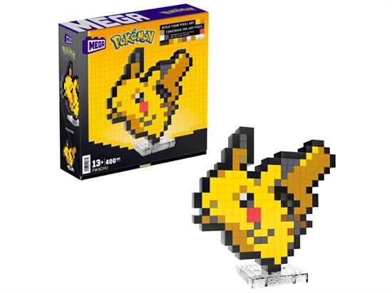 POKEMON PIXEL ART PIKACHU COSTRUZIONI MEGA