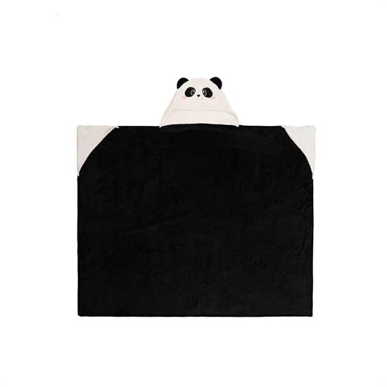 COPERTA PANDA CON CAPPUCCIO - COSY HUGS LEGAMI