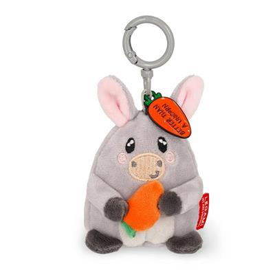 PORTACHIAVI PELUCHE TINY - DONKEY SUPER SOFT LEGAMI