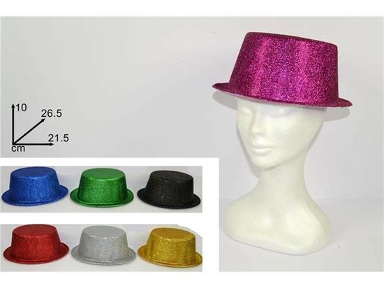 CAPPELLO CILINDRO GLITTER ASS.
