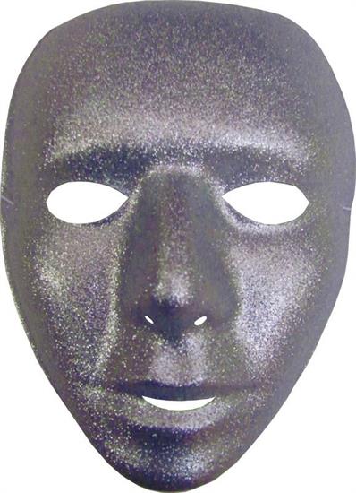 MASCHERA GLITTER ARGENTO .m