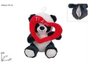 PELUCHE PANDA C/CUORE 25cm
