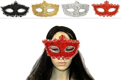MASCHERA DECORATA C/STRASS