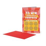 BIGLIETTO SCRATCH OFF CARD LEGAMI - SPICY LOVE