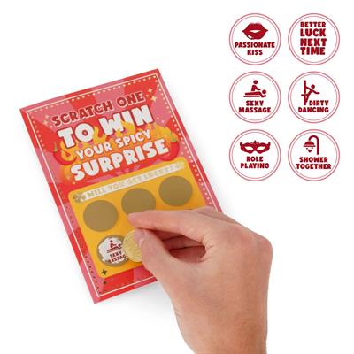 BIGLIETTO SCRATCH OFF CARD SPICY LOVE LEGAMI