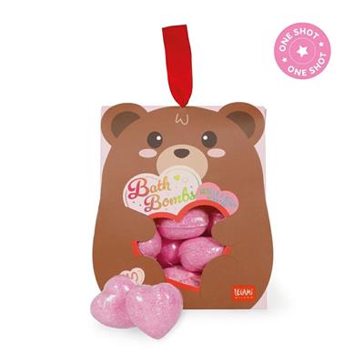 BOMBE DA BAGNO 10pz LEGAMI - TEDDY BEAR SAN VALENTINO