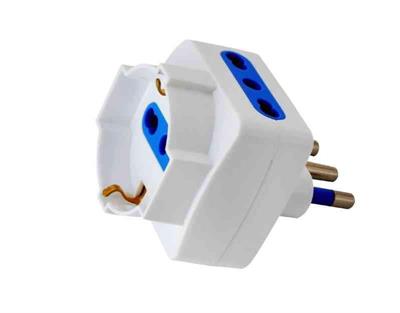 ADATTATORE MULTIPLO 16A 3 PRESE new
