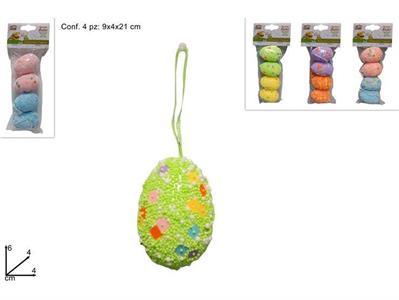 APPENDINO UOVA POLISTIROLO 4pz CANDITO