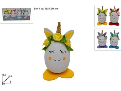 UOVA VISO UNICORNO 4pz