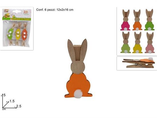 MOLLETTE PASQUA CONIGLIO 6pz